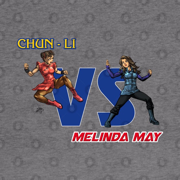 Chun Li VS Melinda May by MatiasSotoLopez